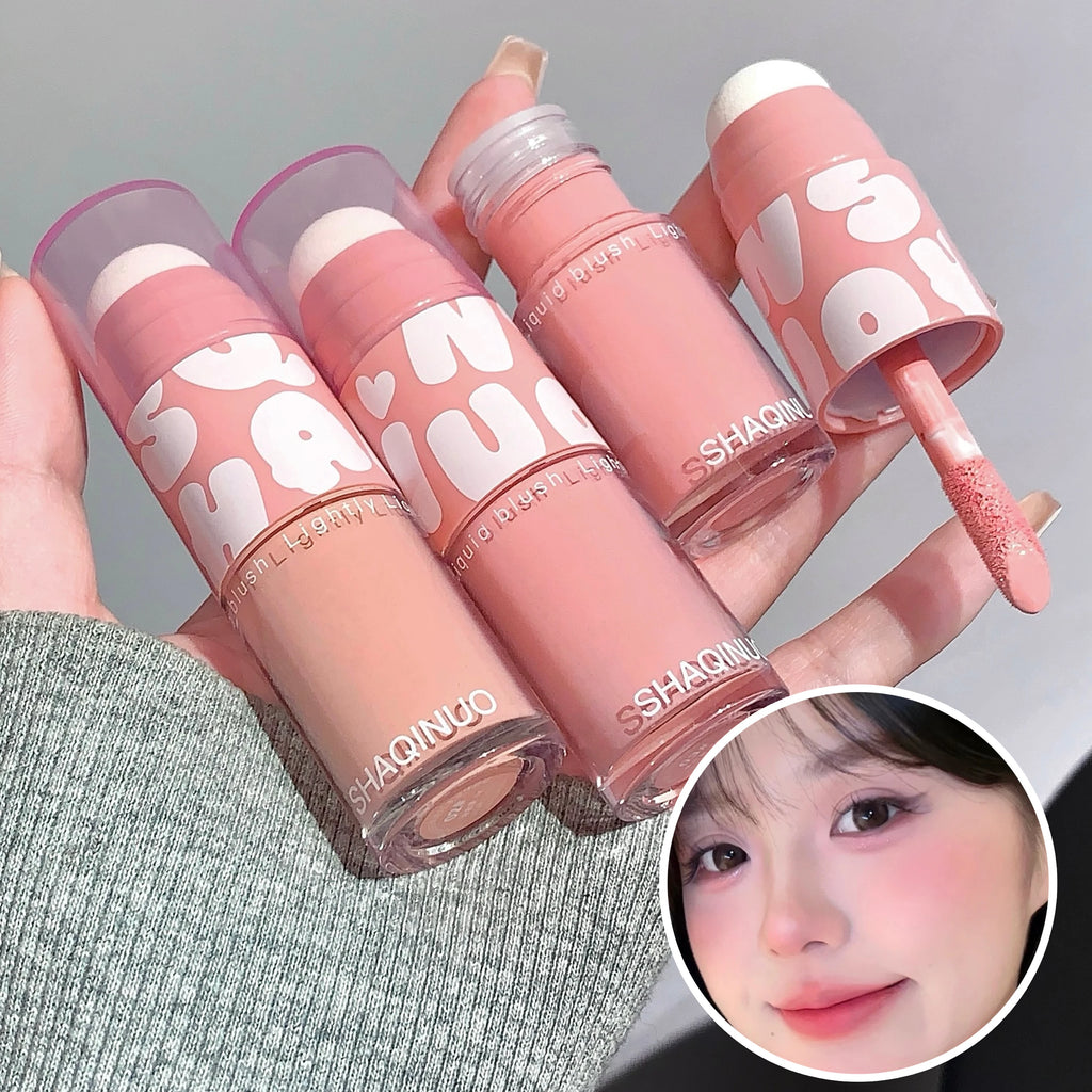 SHAQINUO Double-ended Liquid Blush Dizzy Dye Brush Natural Qme