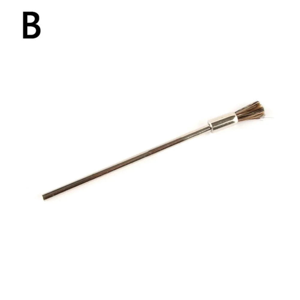 4pcs 100mm Steel Wire Wheel-Brushes 3.0mm Shank Polishing Brush Rotary-Tools Home Rust Cleaning Tool Nylon/horse Hair/wire Qme