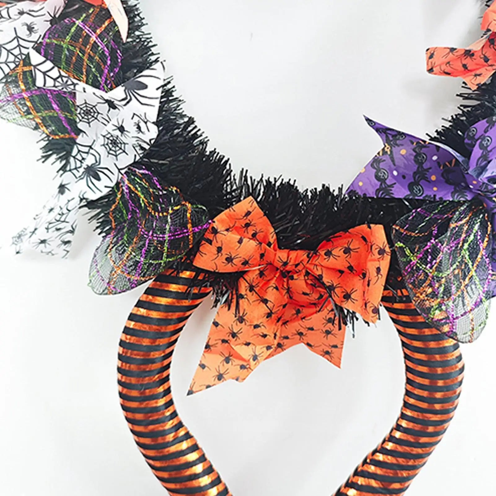 Halloween Wreath Decoration Decorative Display Sign Decorations Home Qme