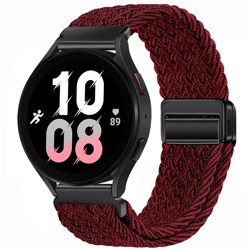 20mm 22mm nylon strap For Huawei watch 4/GT4/2/3 Pro Amazfit GTR 4 Magnetic breathable watchbands For Samsung Galaxy watch 6 5 4 Qme