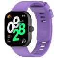 Original Silicone Strap For Redmi watch 4 SmartWatch WristBand For Redmi watch 4 Bracelet Band Watchband Sport Accessories Qme Purple for Xiaomi Mi Band 8