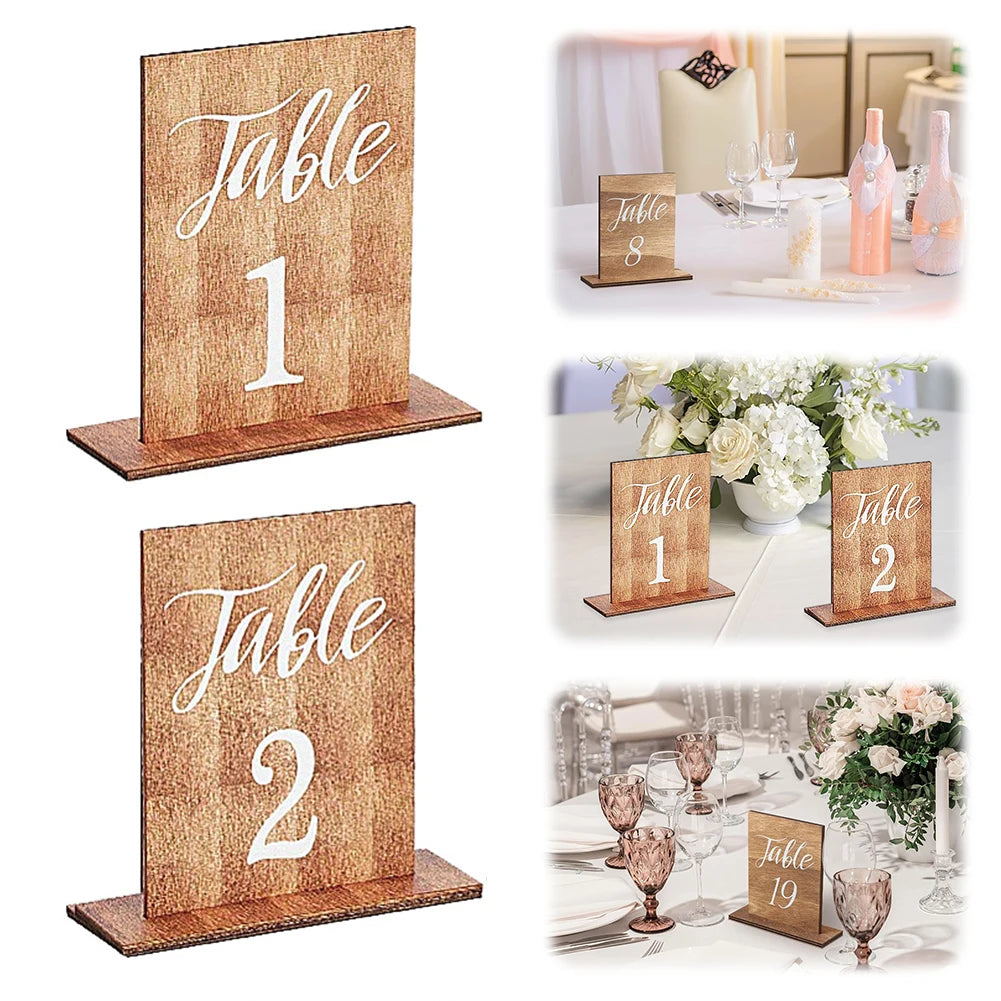 Wedding Table Numbers 1-20 Wedding Centerpieces Bridal Banquet Table Decoration for Banquet Restaurant Party Decor Qme