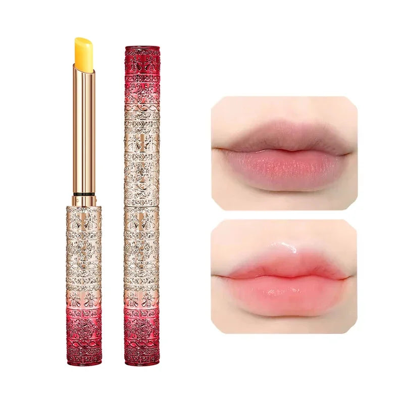 Moisturizing Lip Balm Long Lasting Nutritious Lipstick Temperature Qme 02-Red