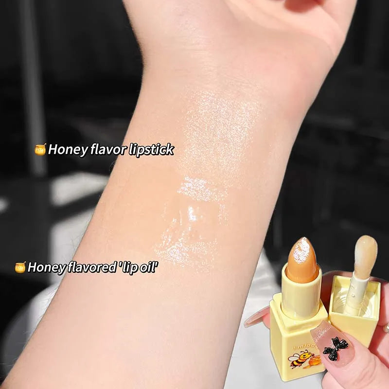 Honey Coconut Hydrating Lip Balm Oil Gege Bear Light Moisturizing Qme