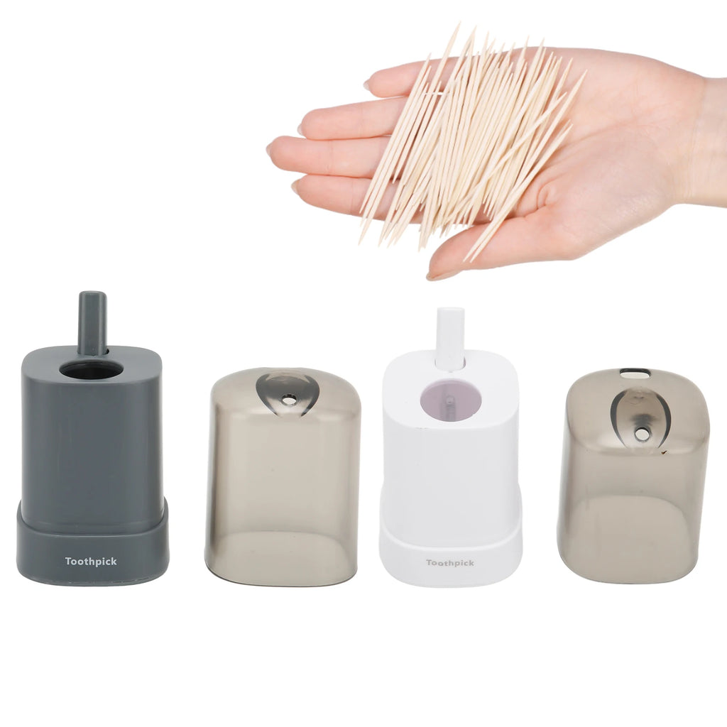 Toothpick Holder Thickening Automatic Toothpick Dispenser for Kitchen Restaurant Toothpick Storage Container Toothpicks Holder Qme