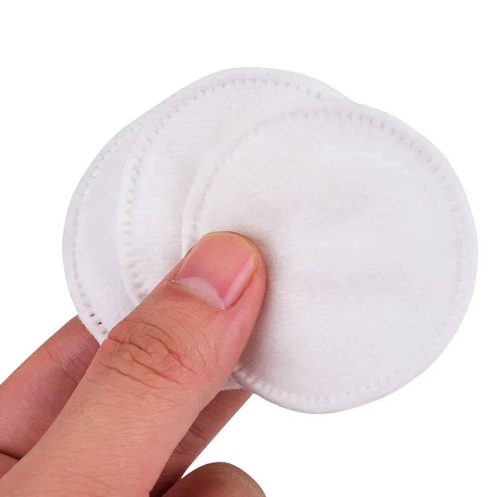 100/200/500PCS Disposable Cosmetic Wipes Nail Art Cleaning Round Pads Soft Daily Supplies Facial Cotton Makeup Remover Tool Qme