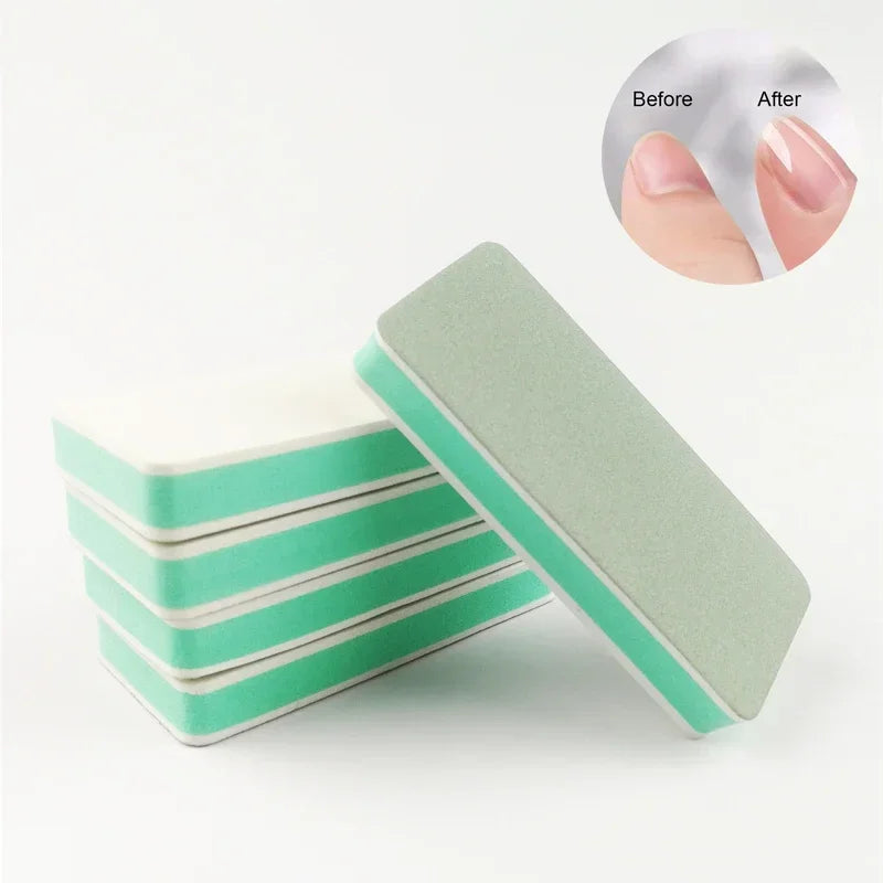5Pcs Nail File Polishing For Nails Double Side Buffer Blcok Buff Shine Nail Polish For Nail Art Tools Polisher Manicure kits Qme