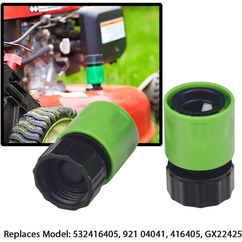 A02F-Lawn Mower Deck Parts For Cub Cadet MTD Troy-Bilt Deck Wash Adapter Replacement Part Nozzle Adapter Lawn Mower Deck Wash Qme