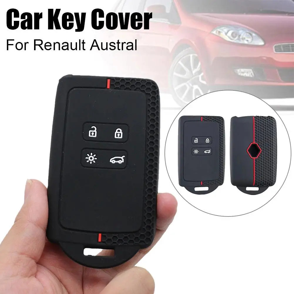 Auto Key Bag Silicone Case Cover Renault Austral Captur Arkana Koleos Qme