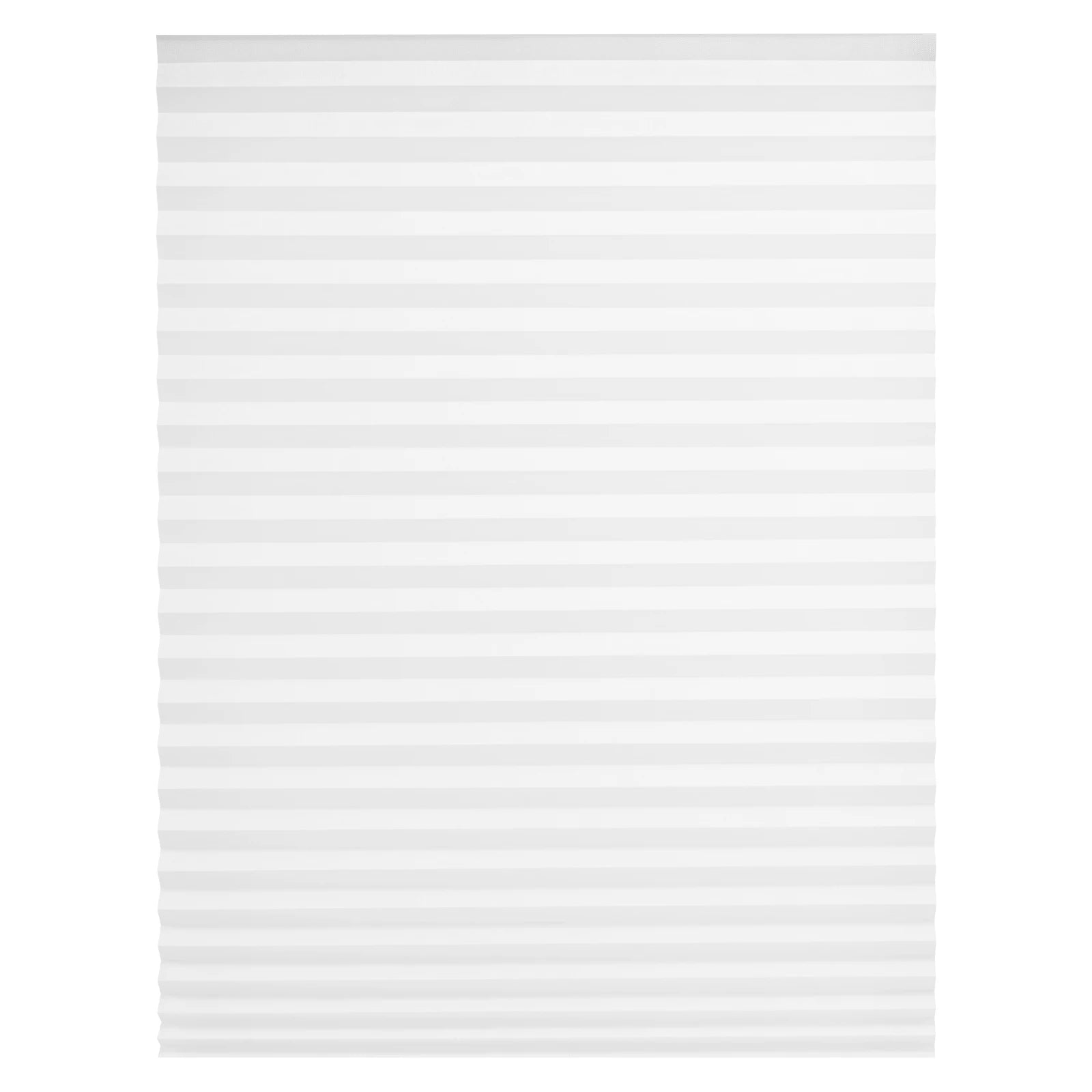 Pleated Window Blinds Temporary Window Shades Cordless Light Filtering Pleated Paper Shades Room Darkening Blind for Home Office Qme White Semi blackout 90x180CM