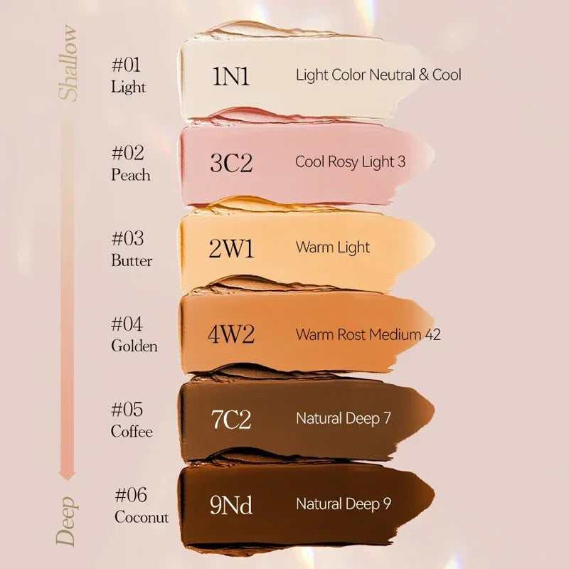 Facial Stick Foundation Full Coverage Dark Skin Foundation Makeup Lasting Oil-control Concealer Base Cream Matte Natural Primer Qme