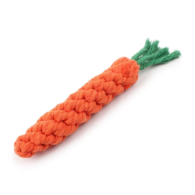 Lovely Sound-making Dog Playthings Corduroy Animal Chews Puppies Qme carrot M