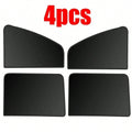 Magnetic curtain protectors, side window sunshades, UV protection, suitable for most models, universal in all seasons Qme Front Rear 4pcs