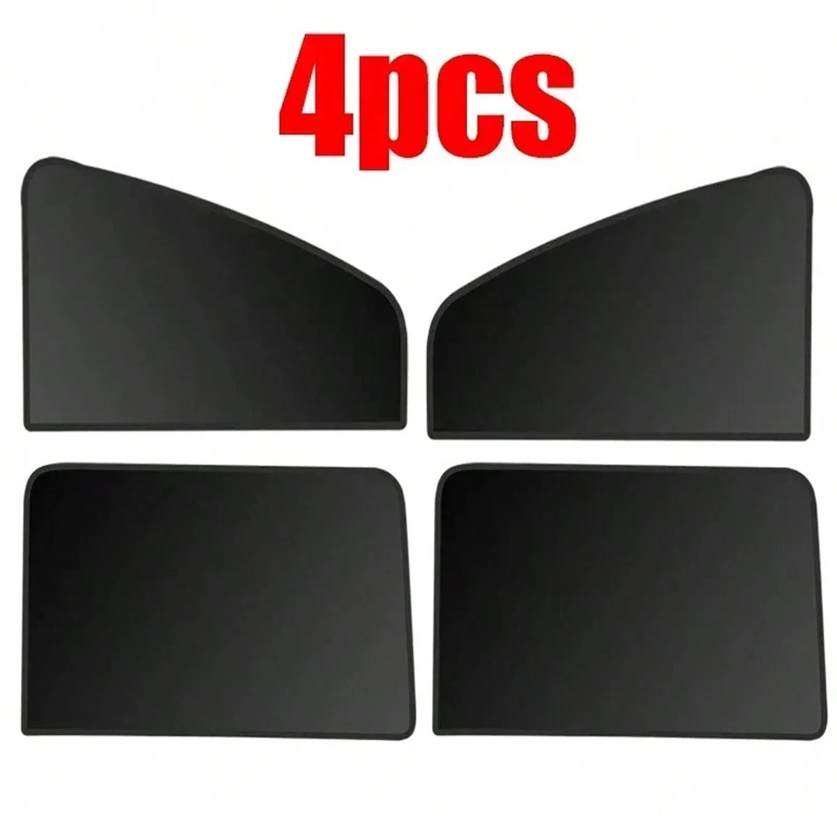 Magnetic Curtain Protectors, Side Window Sunshades, UV Protection, Suitable for Most Models, Universal in All Seasons Qme Front Rear 4pcs