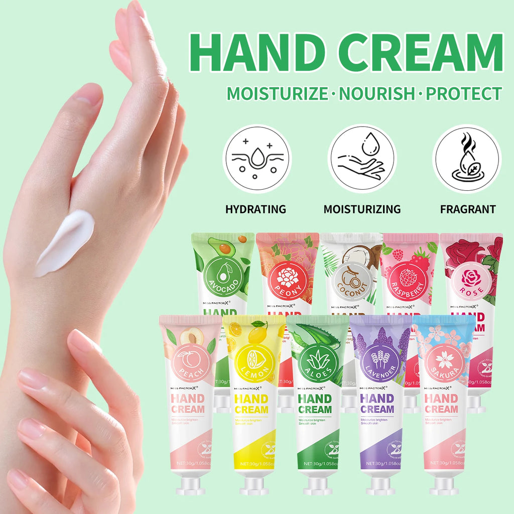 30 Pack Scented Hand Cream Gift Kit, Non Greasy Hydrating Lotion, Daily Hand Care for Home Travel and Holiday Gifts Qme