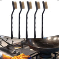 5pcs Mini Wire Brushes Brass Wire Brush DIY Cleaning Paint Rust-Remover Industrial Scrubbing Brush Cleaning Tool Qme Default Title
