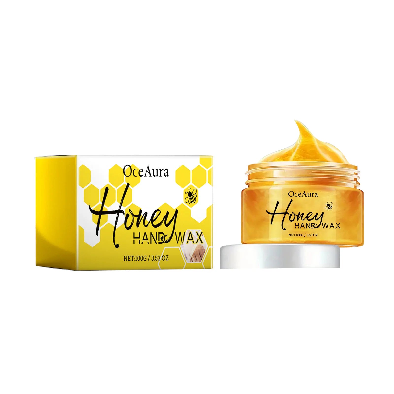 Honey Hand Wax Moisturizing Brightening Mask Nourish Tender Skin Qme 100g Boxed