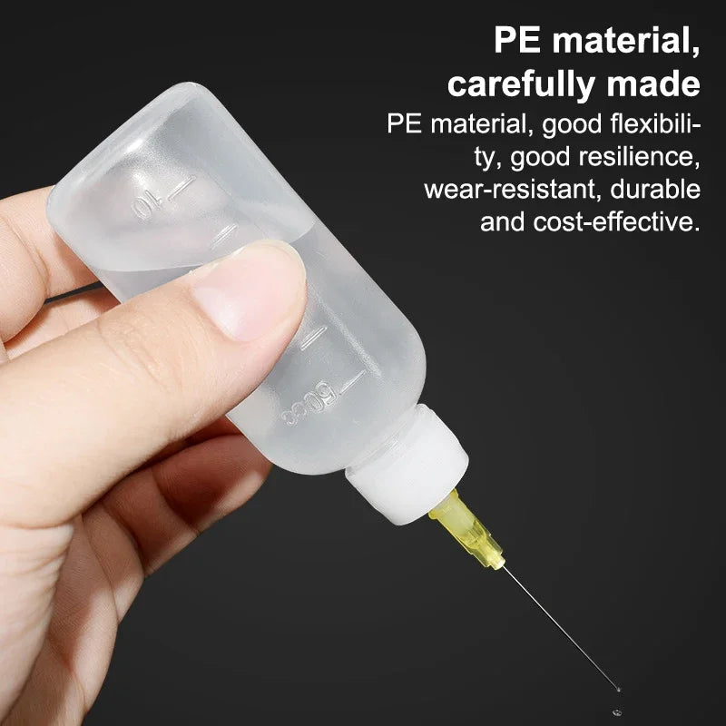 Plastic Liquid Alcohol Bottle Dispenser Rosin Solder Flux Paste Phone Qme