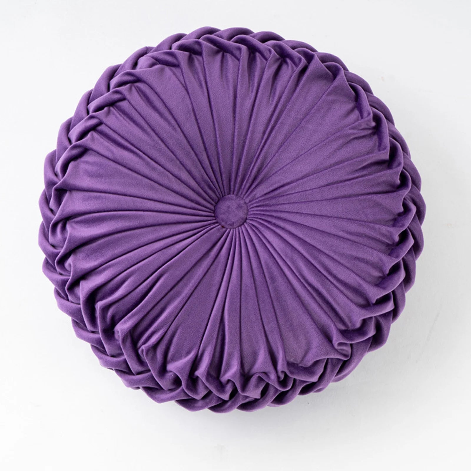 35cm Round Shaped Pillow Solid Color Drifting Window Tatami Cushion Thickened Soft and Comfortable Chair Cushion Home Sofa Decor Qme Other Dark Purple