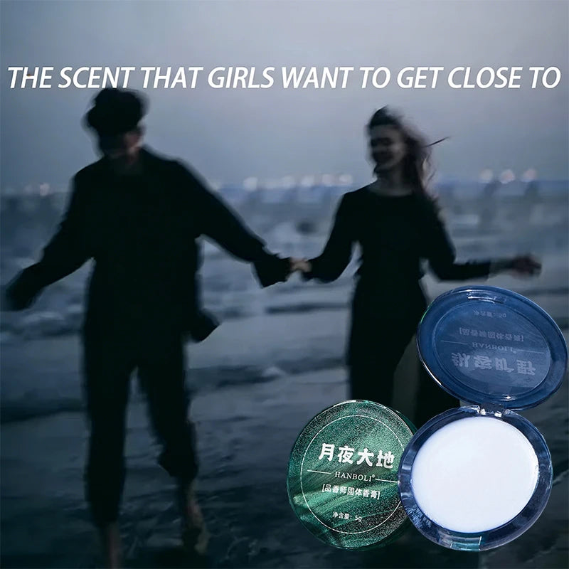 Refreshing Long-lasting Solid Cologne Men Vanilla Scent Portable Qme