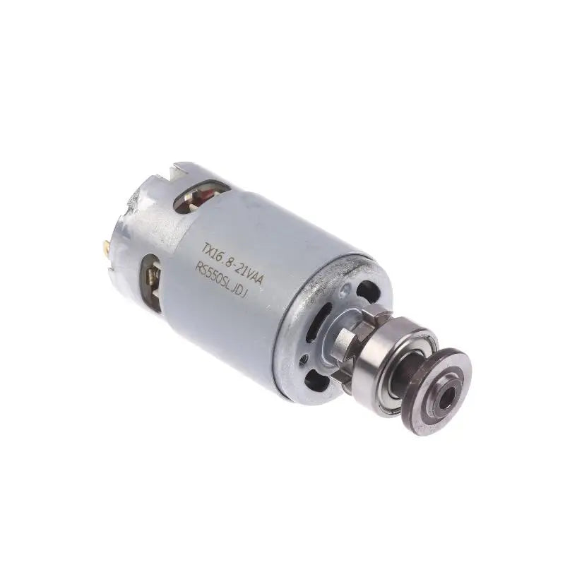 1Pc Mini 550 DC ELectric Motor 16.8V/18V/21V Universal Angle Grinder Micro Motor Screwdriver Drill Motor. Qme