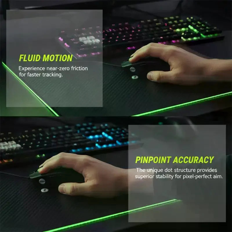 Glass DIY Universal Dots Mouse Feet Pads Seamless Glide Sticker Qme