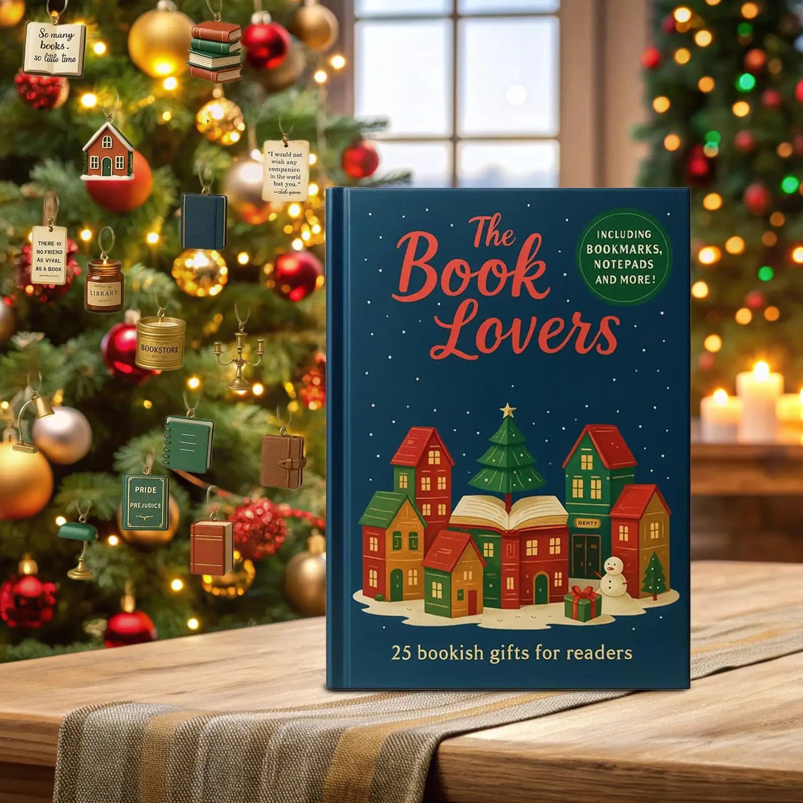 Christmas Calendar Advent 2025 Ornament Countdown Readers 25 Days Qme