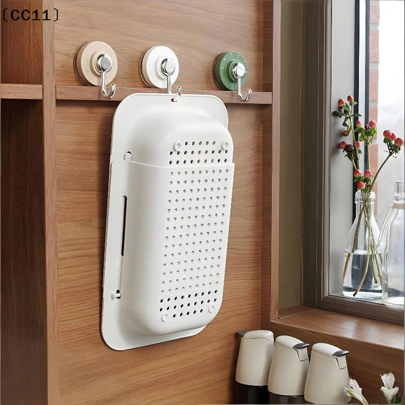 Telescopic Drain Basket Lightweight Sink Storage Made Non-toxic Qme