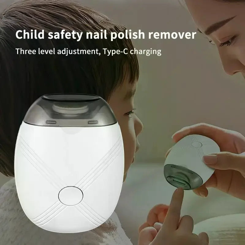 Electric Nail Filer Machine Rechargeable Clipper Cute Manicure Qme