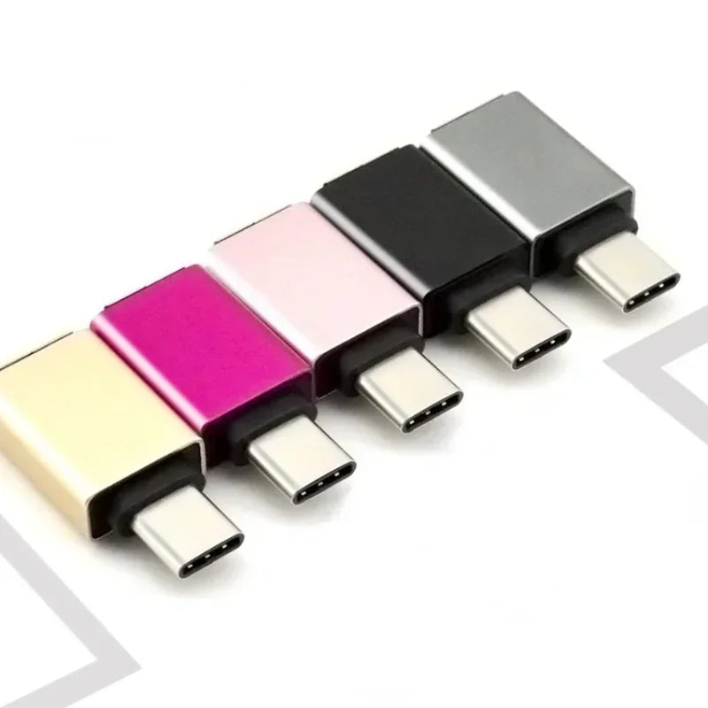 20pcs OTG Typec USB C Adapter Micro Type C USB-c USB 3.0 Charge Data Converter for Samsung Galaxy S8 S9 Type-C To USB3.0 OTG Qme