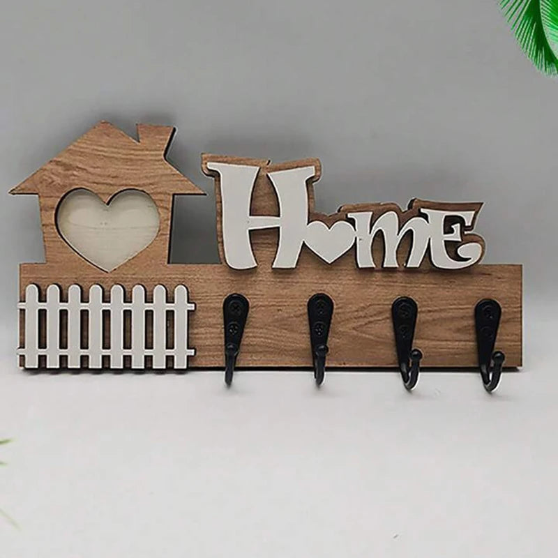 Wooden Crafts Home Decoration Hook Wall Hooks Door Hangers Entrance Qme