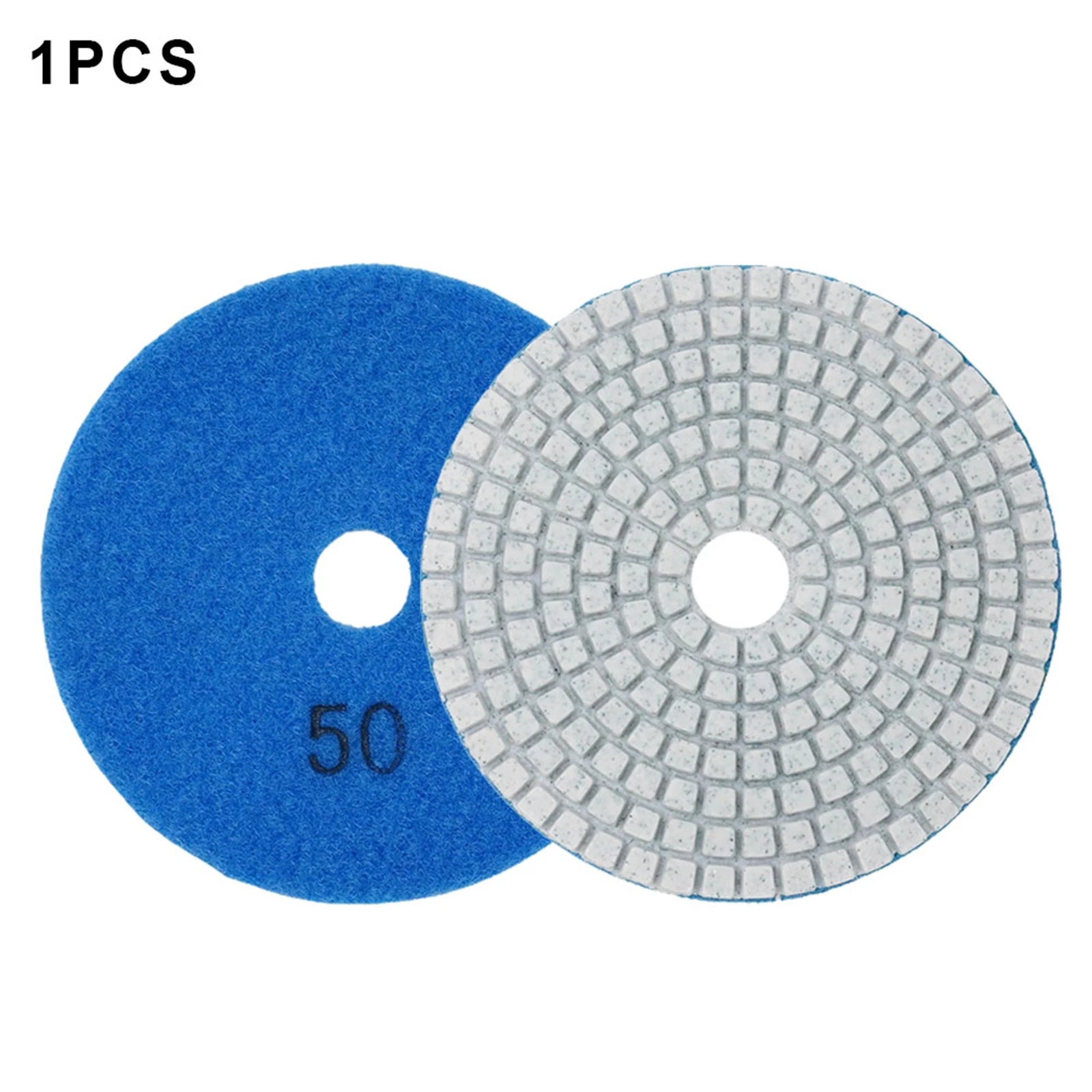 4 Inch 100mm Polishing Pads Wet/Dry For Granite Stone Concrete Marble Polishing Use Grinding Discs Pad Tools Qme 50grit
