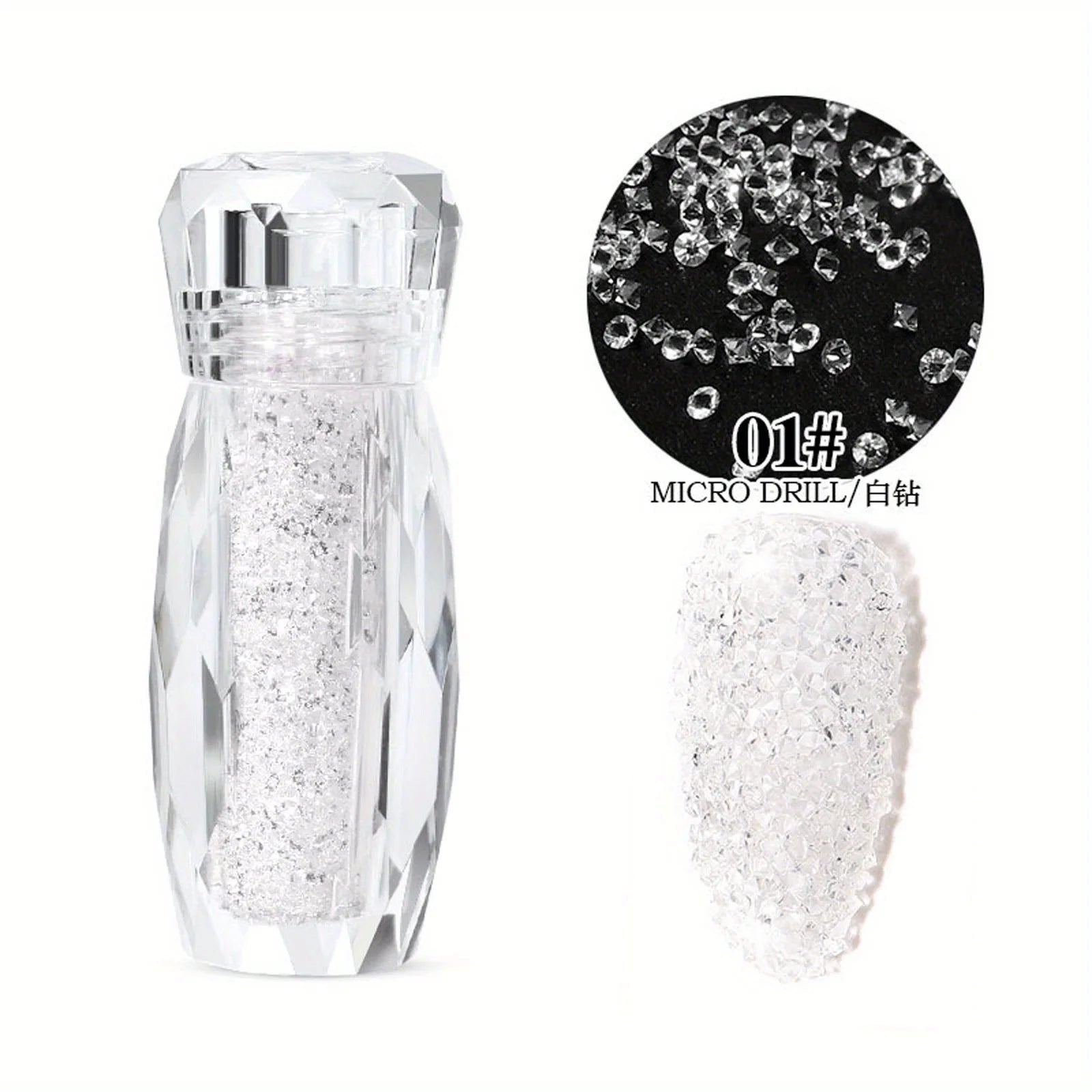Fairy Micro Crystal Beads 3D Nail Art Accessories DIY Pixie Design Qme 01