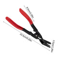 Car Trim Clip Removal Pliers Clip Pliers Fastener Removal Tool Ergonomic Tools Multifunctional Puller for Maintenance Truck Auto Qme red