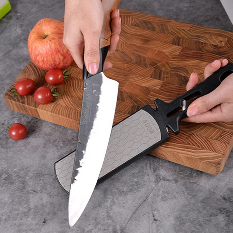 1 Knife Sharpener Diamond Bars 400 1000 Grit Kitchen Knives Tungsten Qme