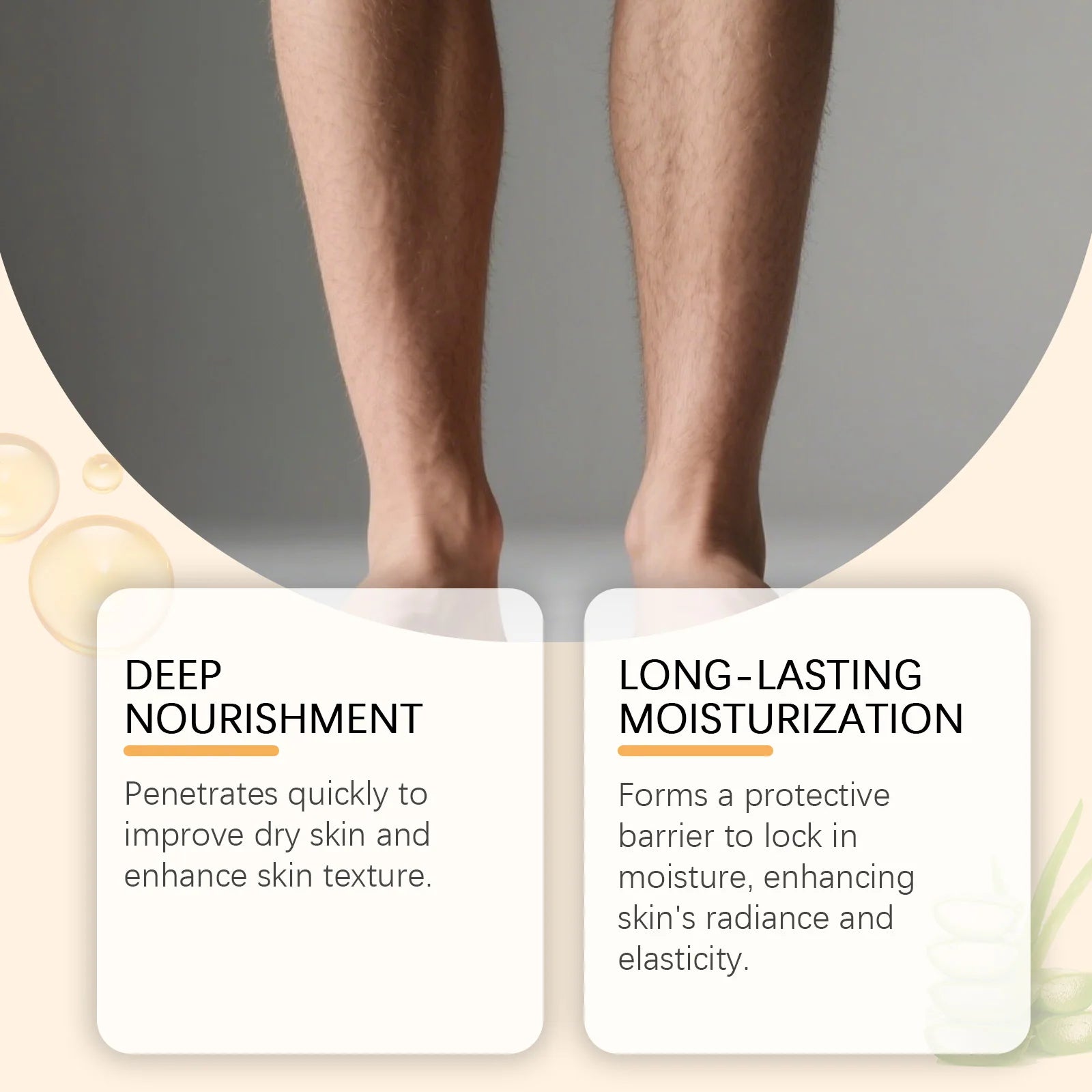 Men's Cologen Body Moisturizer Deep Nourishmen Long-Lasting Fragrance Fast Absorb Non-Greasy Woody Scented Body Lotion Skin Care Qme
