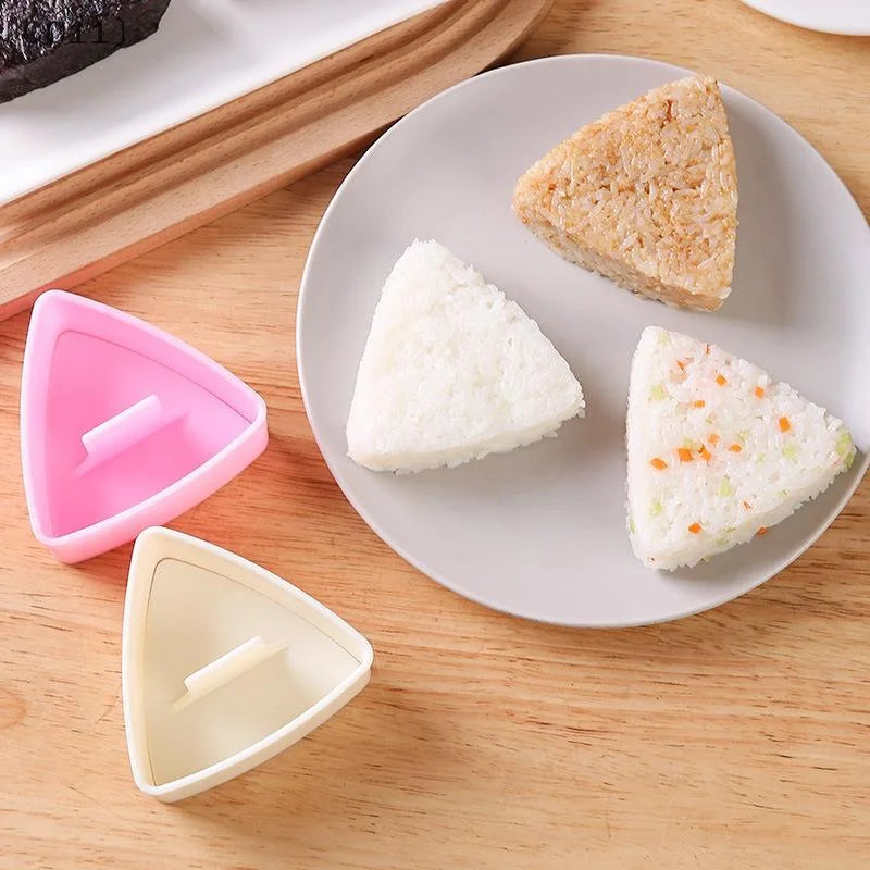 CC11Onigiri Mold Home Kitchen Food Utensils 4- Sushi Press Convenient Qme