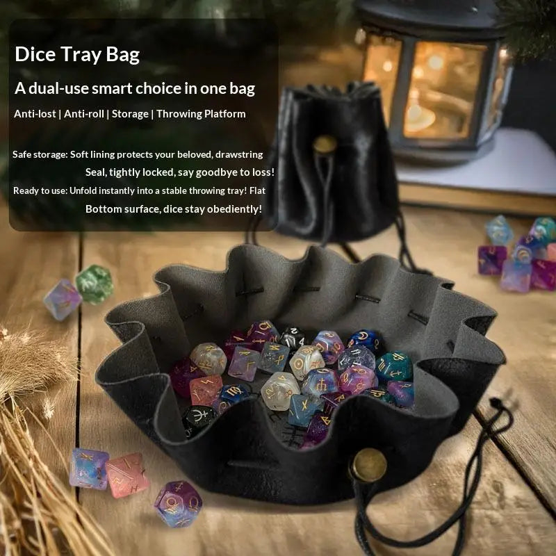 Drawstring Bag Dices Tray Dices Storage Case Drawstring Small Accessories Storage For Jewelry Coin Keys Qme