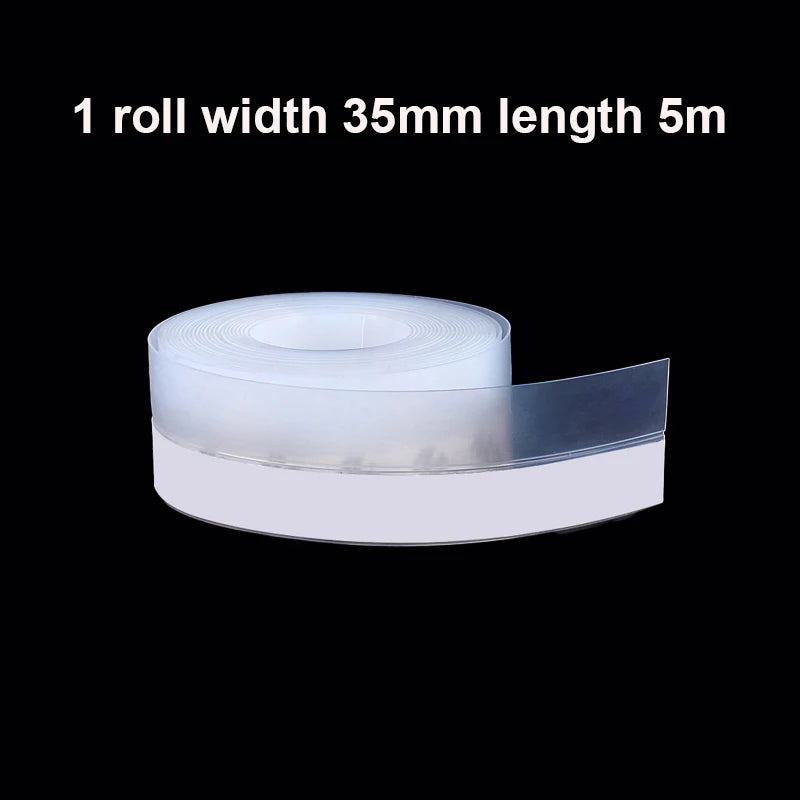 5m Door And Window Seal Rubber Door Seam Soundproof And Windproof Sticker Self Adhesive Door Windscreen Sealing Tape Qme 35mm 5M