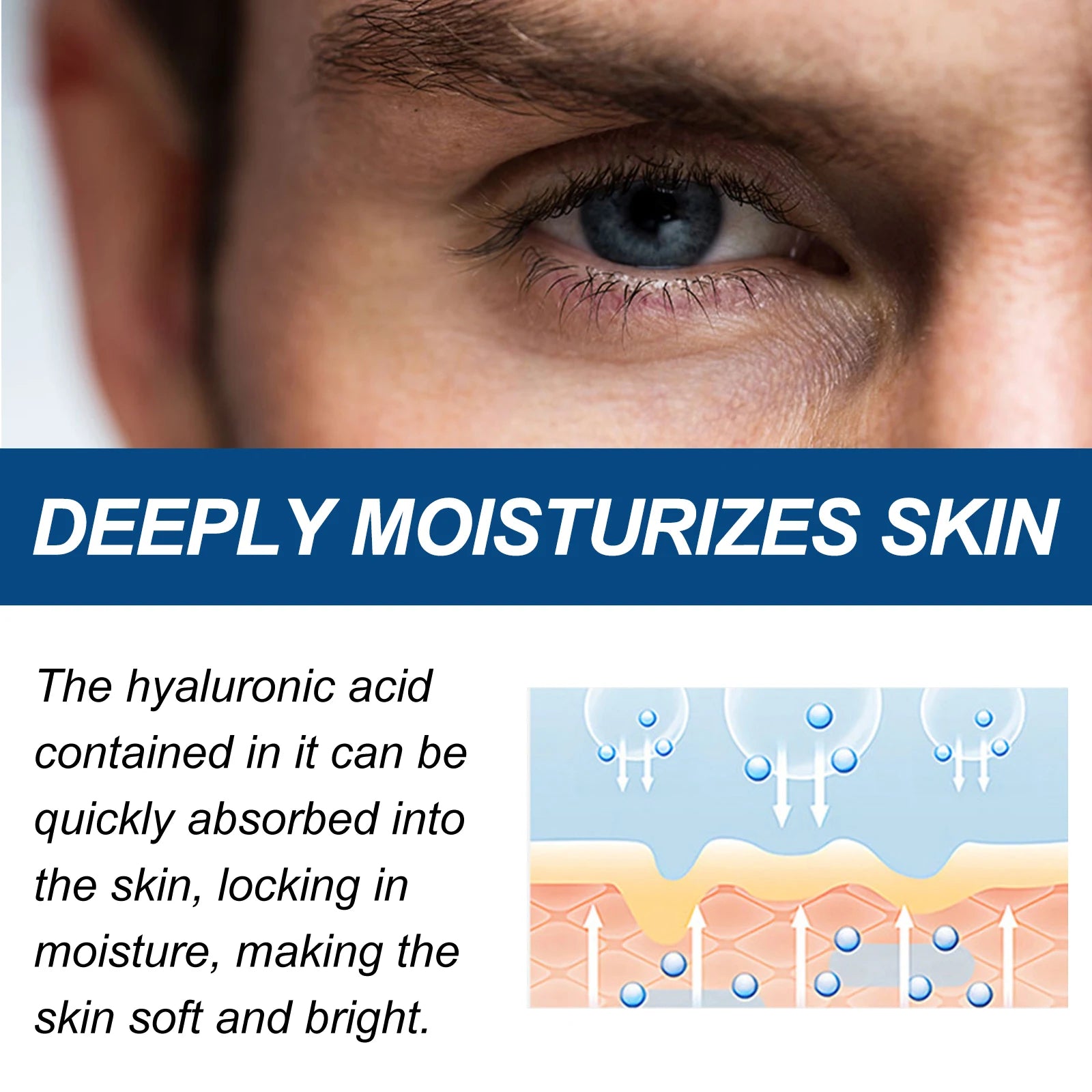 Retinol Face Cream for Men Firming Lifting Brightening Fade Fine Lines Anti Puffiness Moisturizing Nourishing Facial Skin Care Qme