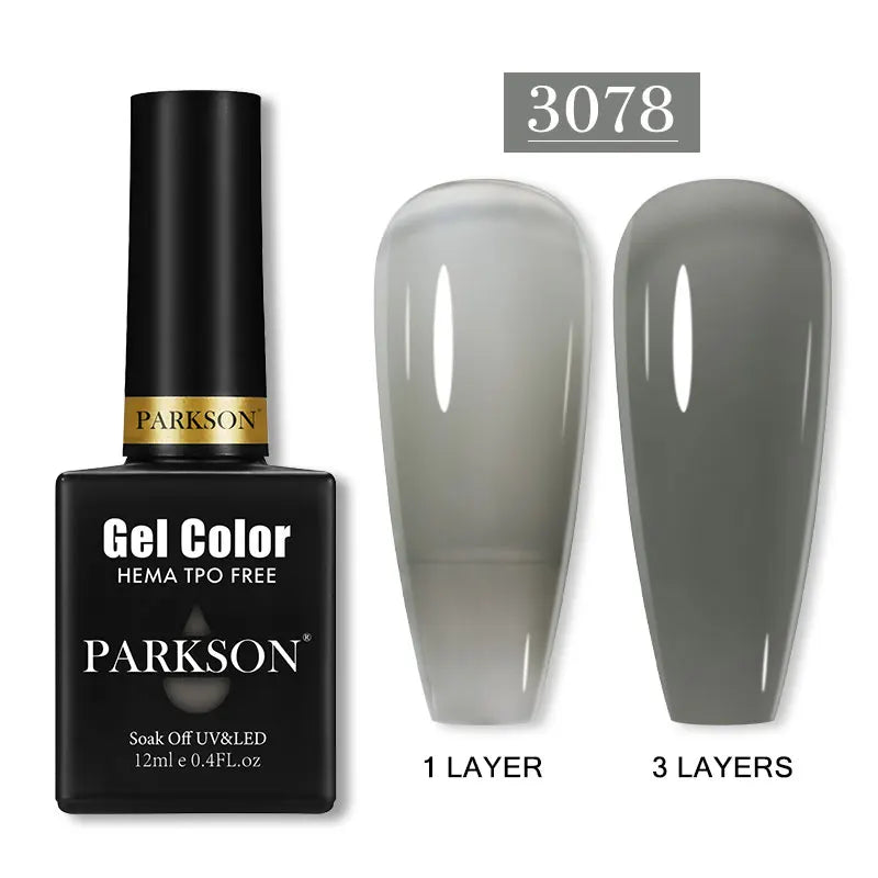 Parkson Colorful Nail Gel Polish Lacquer Soak Off UV LED Long Lasting