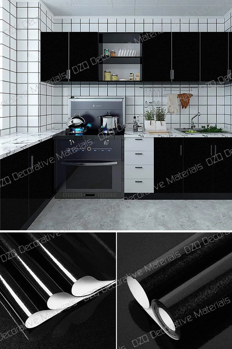 Solid Peel Stick Wallpaper Vinyl Colored Wall Paper Self Adhesive PVC Qme