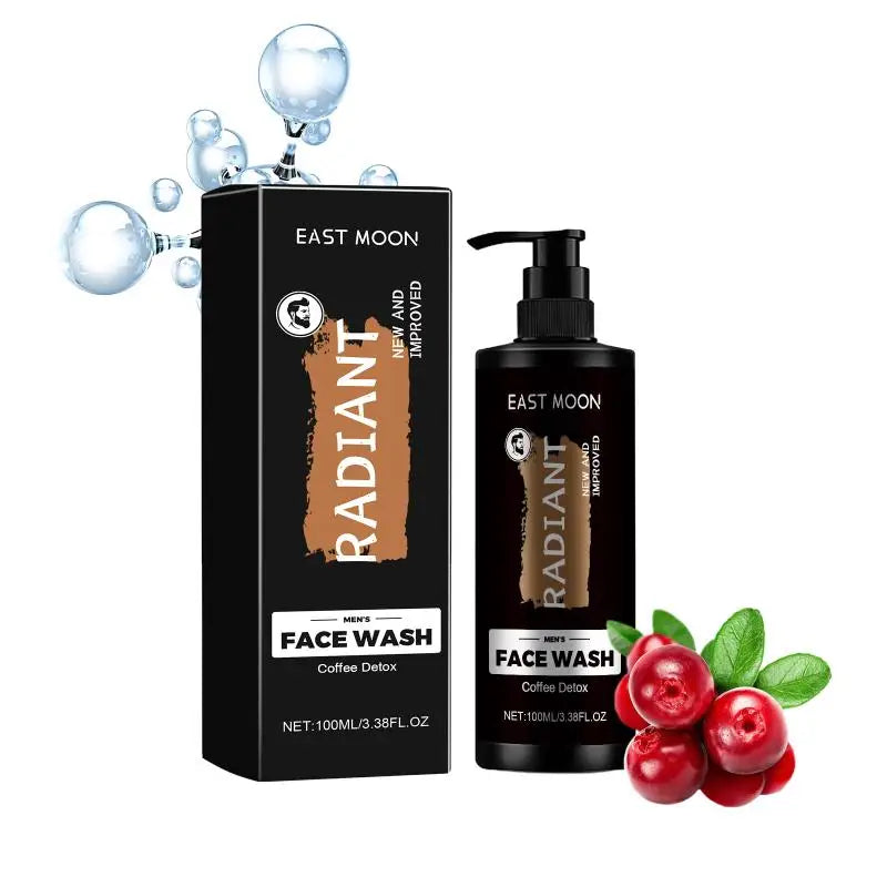 Men Facial Wash Deep Cleansing Oil Control Exfoliating Whitening Qme