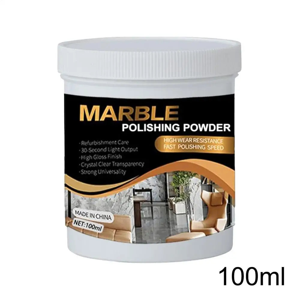Granite Polishs 100ml Stone CountertopPolish Marble Cleaner Deep Cleaning Restorer Polishing Supplies For Porcelain Shower Sink Qme 100ML