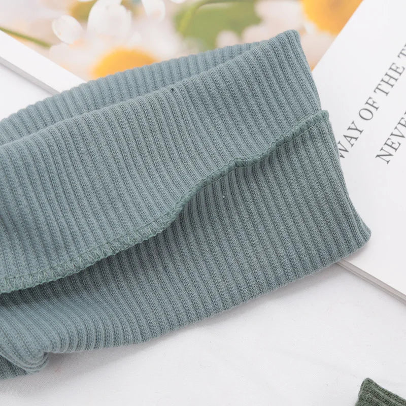 Women Solid Hairband Wide Hair Bands Elastic Headband Makeup Hoop Qme