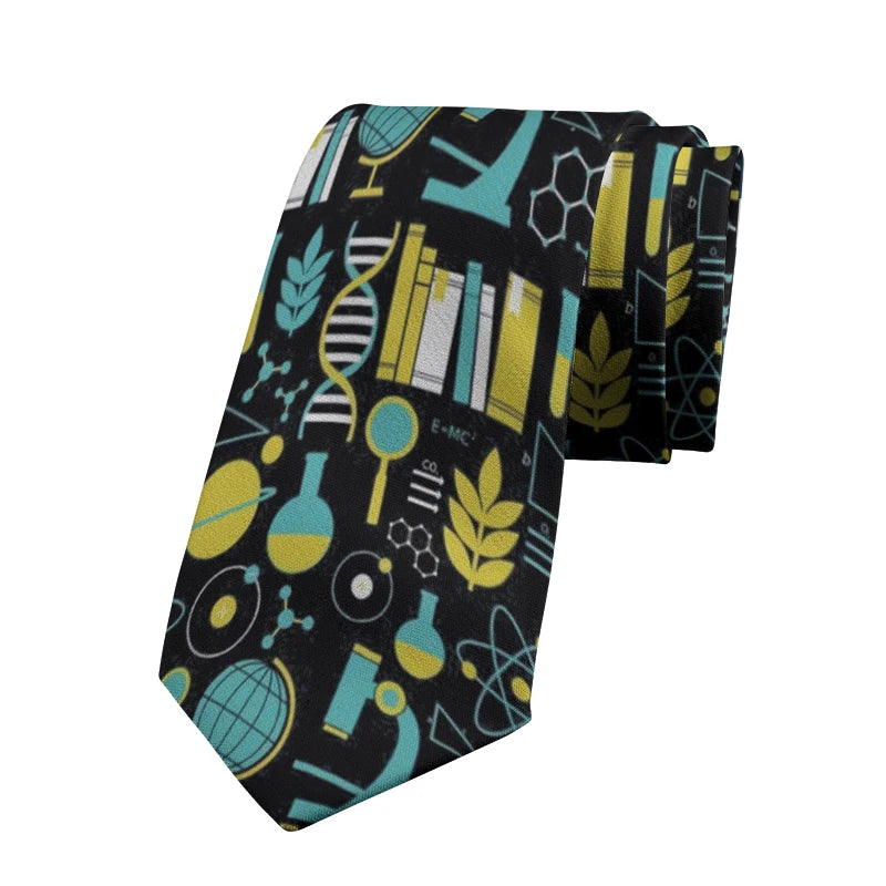 Interesting Creative Mathematical Formulas Casual Tie Scientific Qme style1