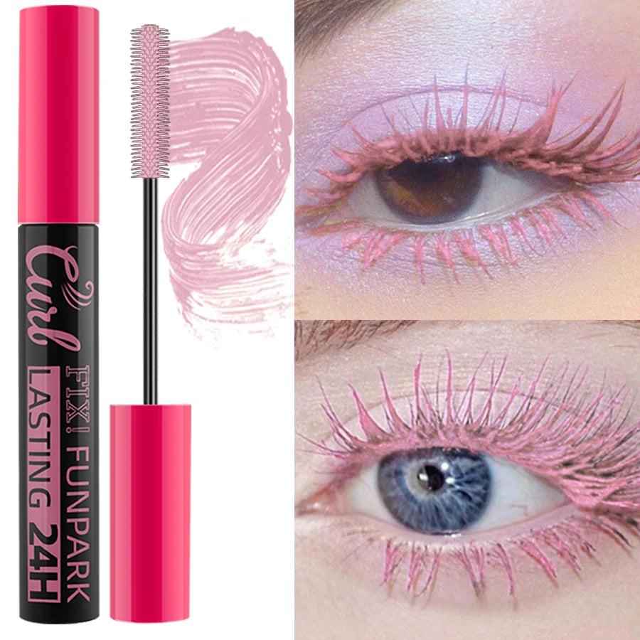 9 Mascara Thick Curl Waterproof Natural Eyelash Long Lasting Blue Qme 11