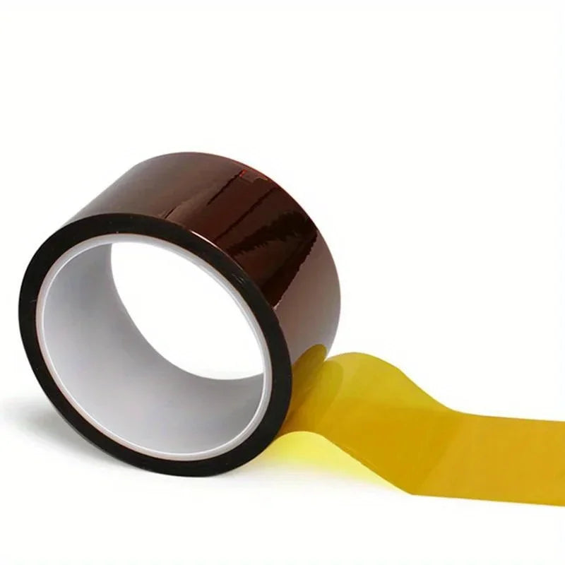 High-Temperature Resistant Polyimide Tape - Thermal Insulation & Adhesive for 3D Printing,Soldering MaLight Beigeg Qme