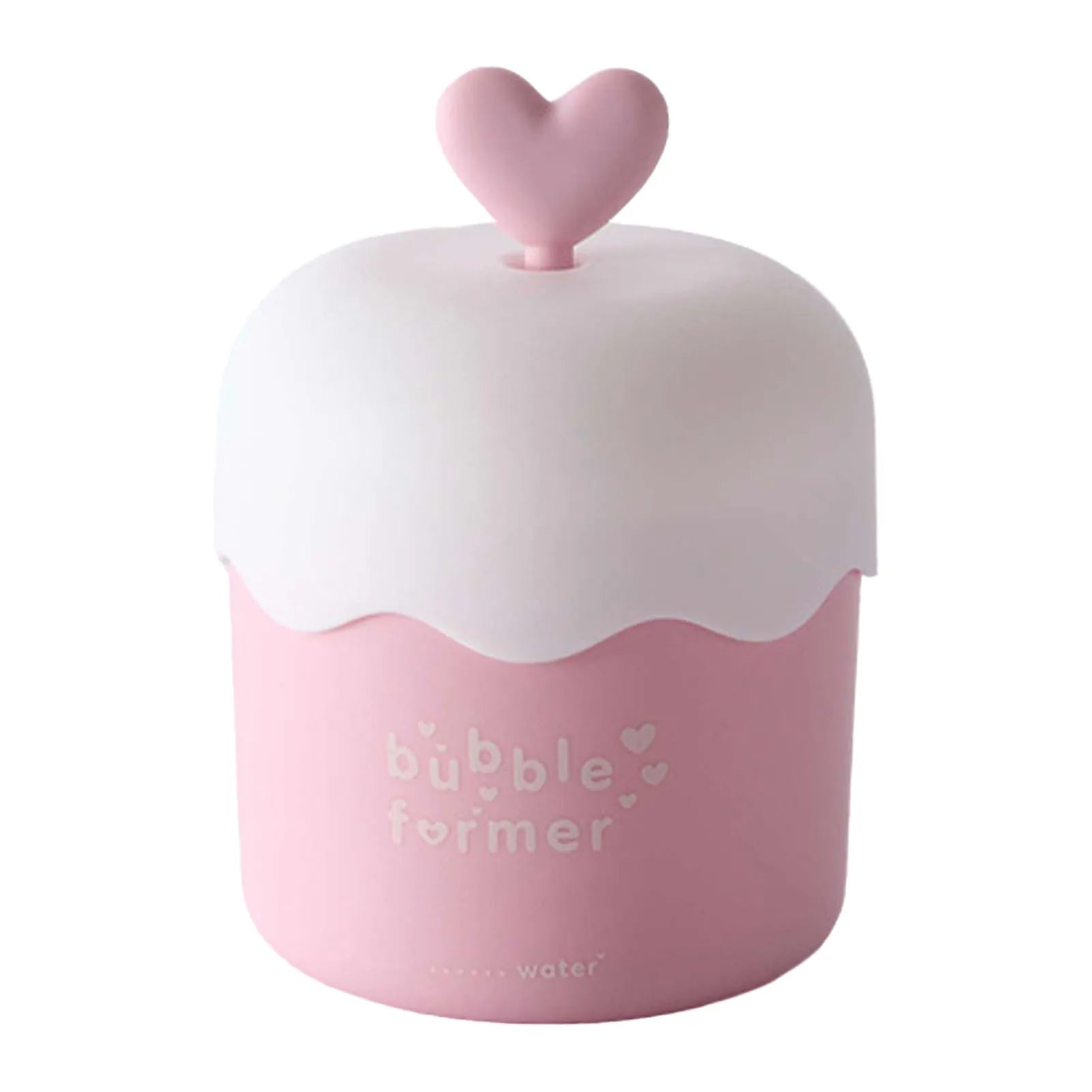 Bubble Foamer Device Facial Cleanser Foam Maker Cup Portable Press Lovely Cleanser Bubble Foaming Device Cleanser Foam Maker Cup Qme pink