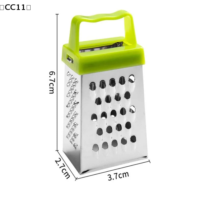 Mini Stainless Steel Four-sided Cucumber Grater Fruit Planer Cheese Qme